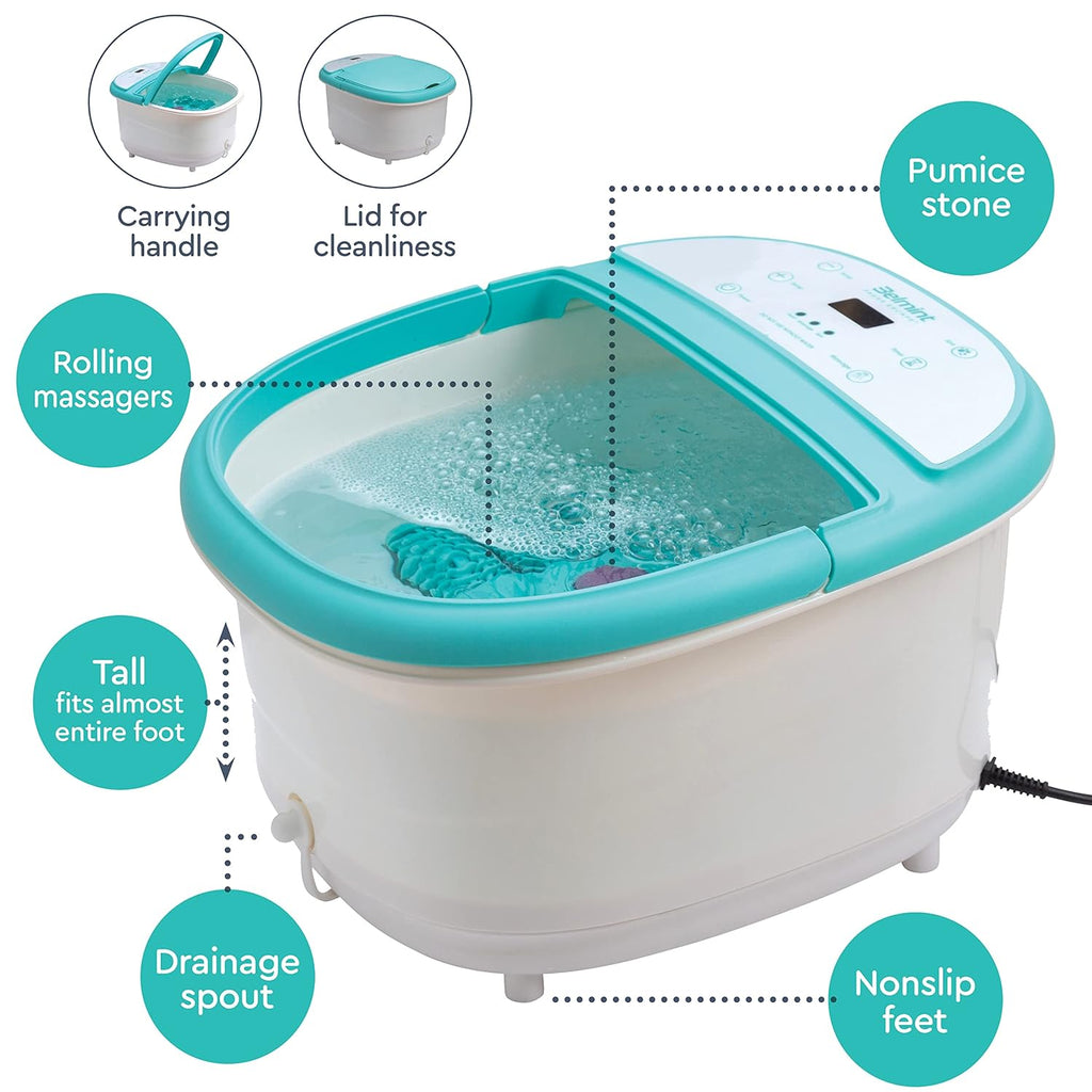Heated Foot Bath Spa with Shiatsu Massage and Callus Remover V715722