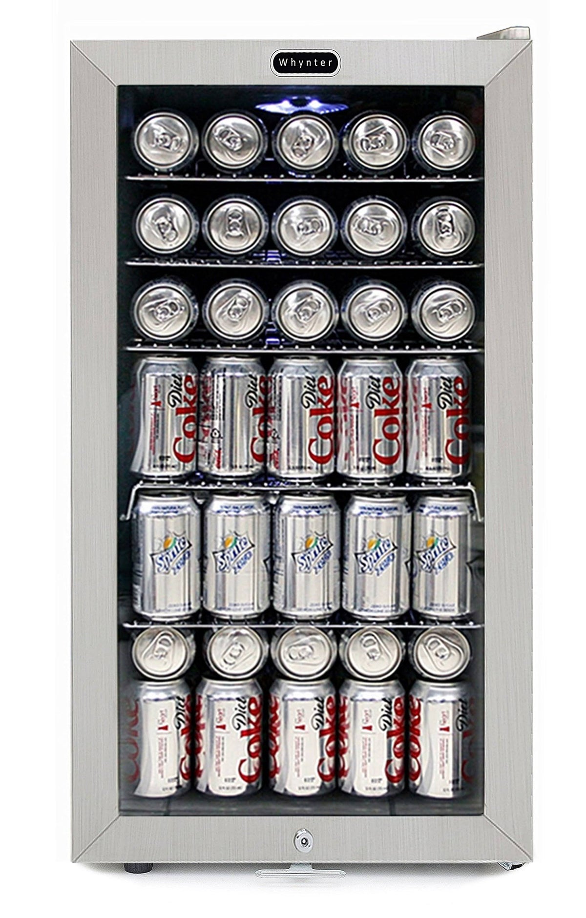 Stainless Steel Beverage Refrigerator With Lock B806137