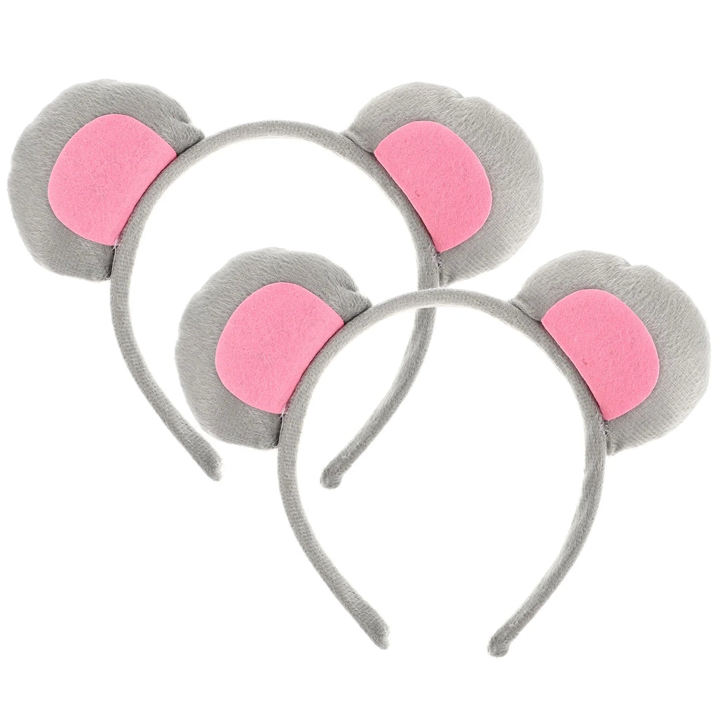 6 pcs Children Mouse Ear Hair Accessories (Grey) X920402