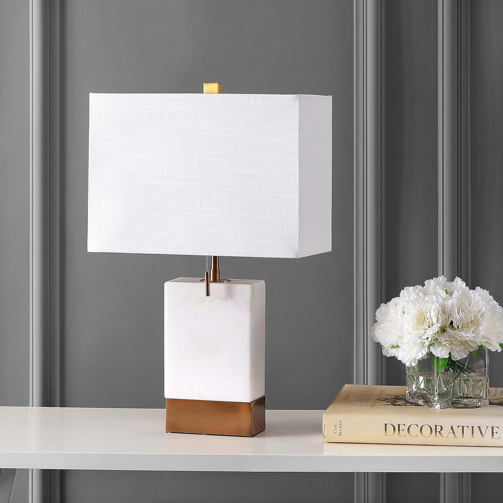 Marble/Iron Console LED Lamp N4178