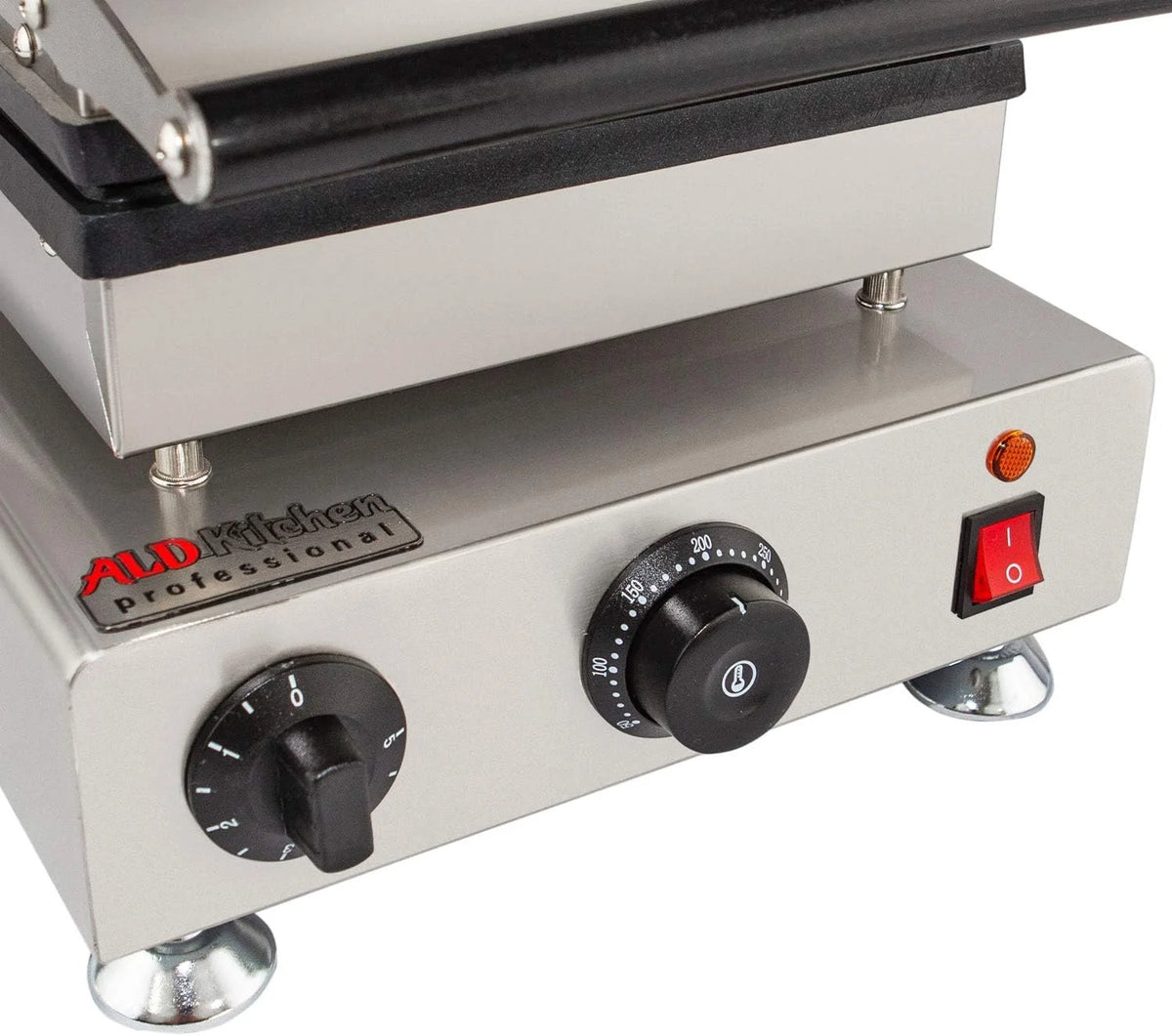 Belgian Waffle Maker, Stainless Steel Nonstick, 110V (4 X Squares) P73268