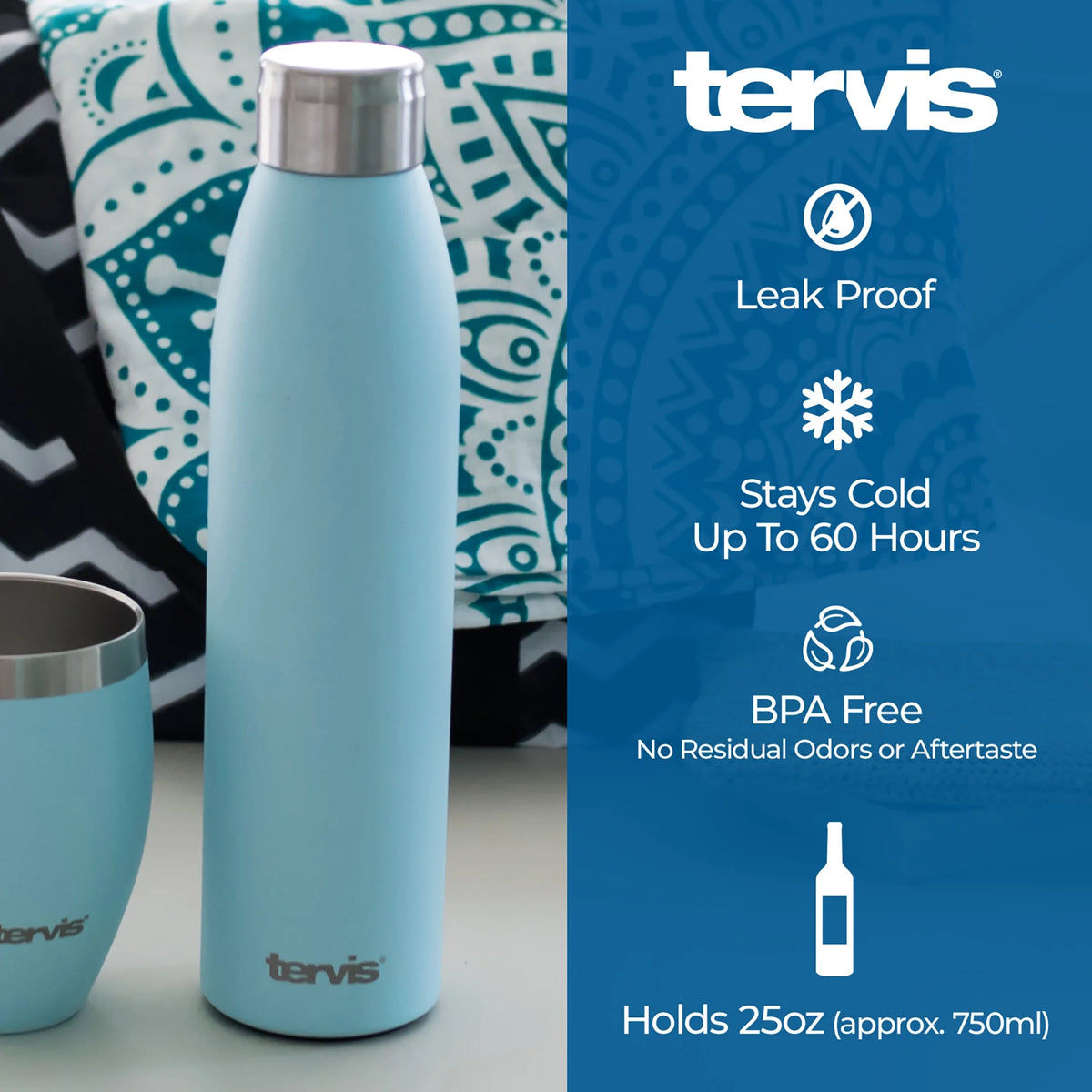 25oz Insulated Stainless Steel Tumbler Travel Cup I37948