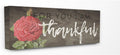 Red Rose Canvas Wall Art, 10 x 24 Z95242