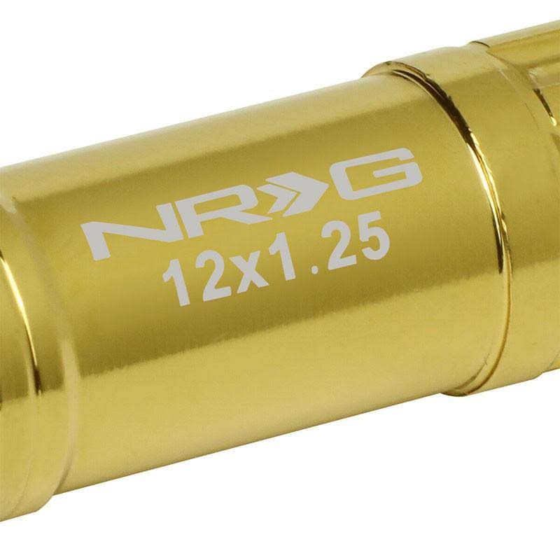 21 PC Chrome Gold Steel Lug Nut Set I71910