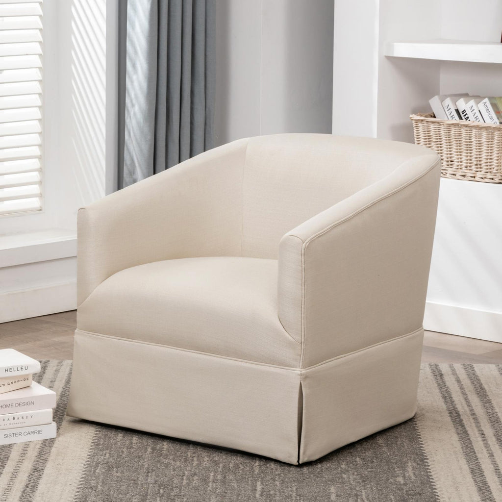 Elm Skirted Swivel Chair G75434