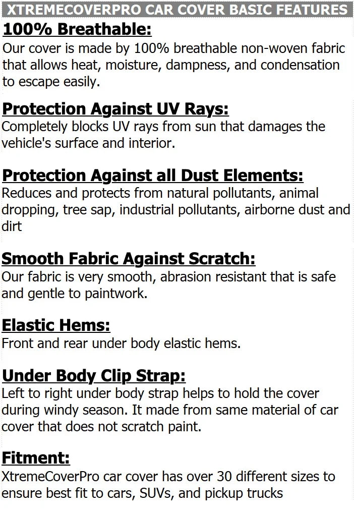 Grey Car Cover for Subaru Forester C9356
