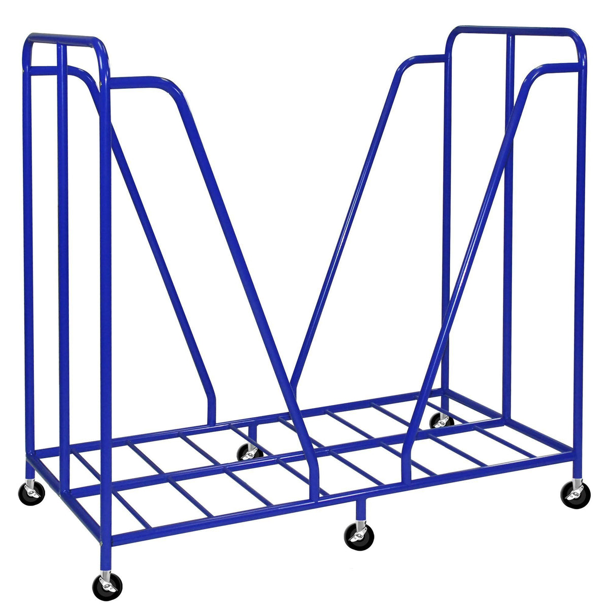 Blue Mobile Rest Mat Storage Trolley with Casters D3470