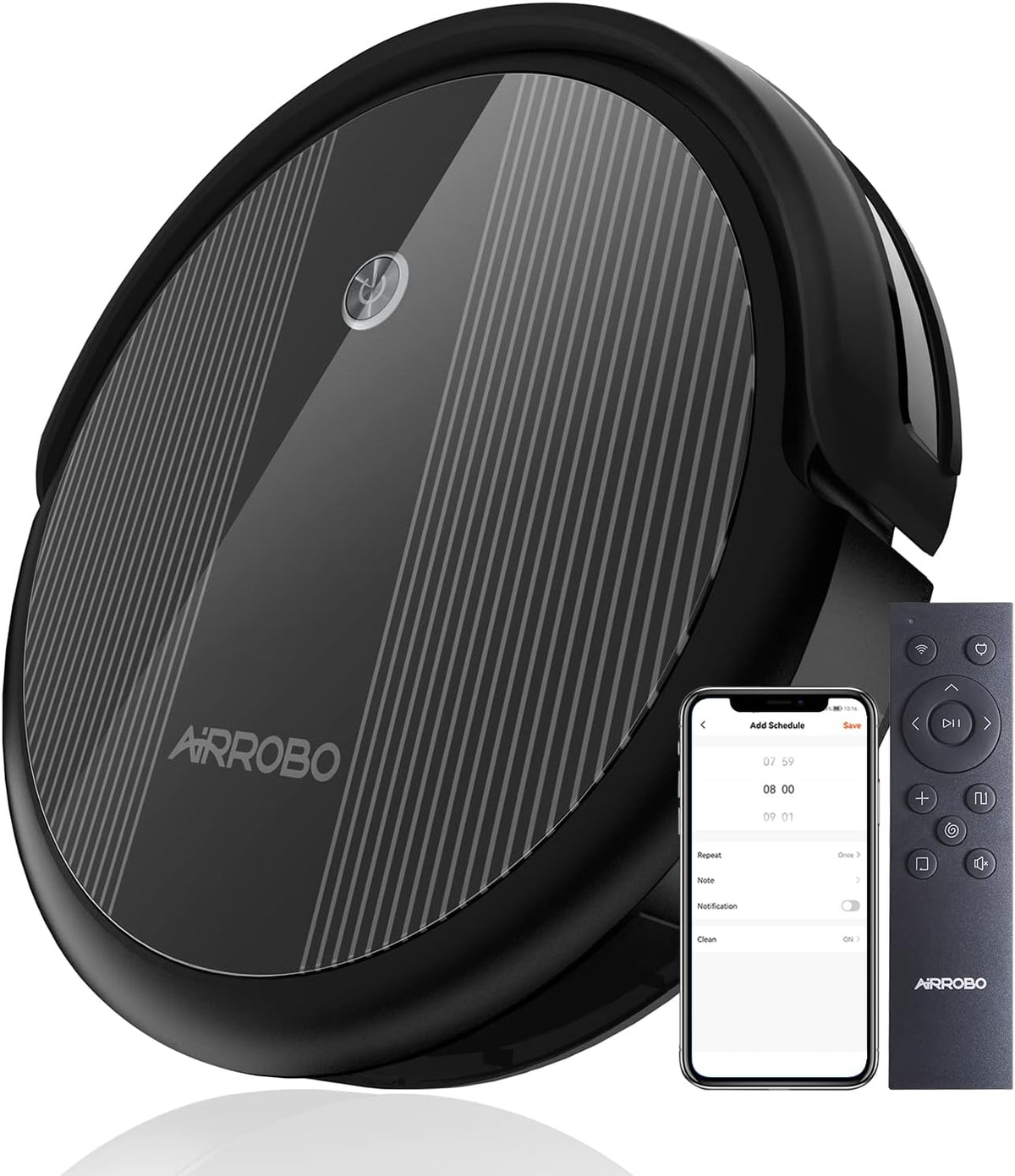 Robot Vacuum Cleaner, 2600Pa Suction, WiFi Connected, Self Charging R130694