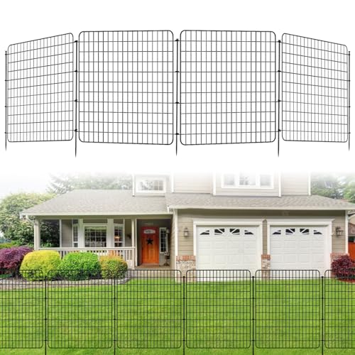 36 in x 25 ft Decorative Metal Garden Fence W4682