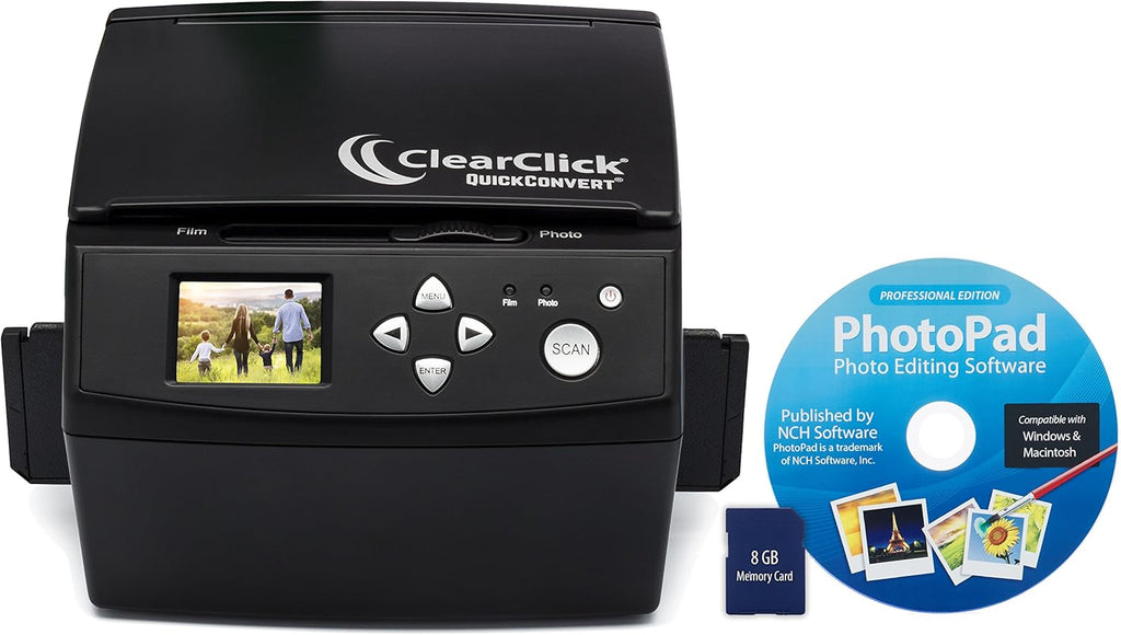 20 MP Photo Slide Negative Digital Converter with 8 GB Memory Card D419057