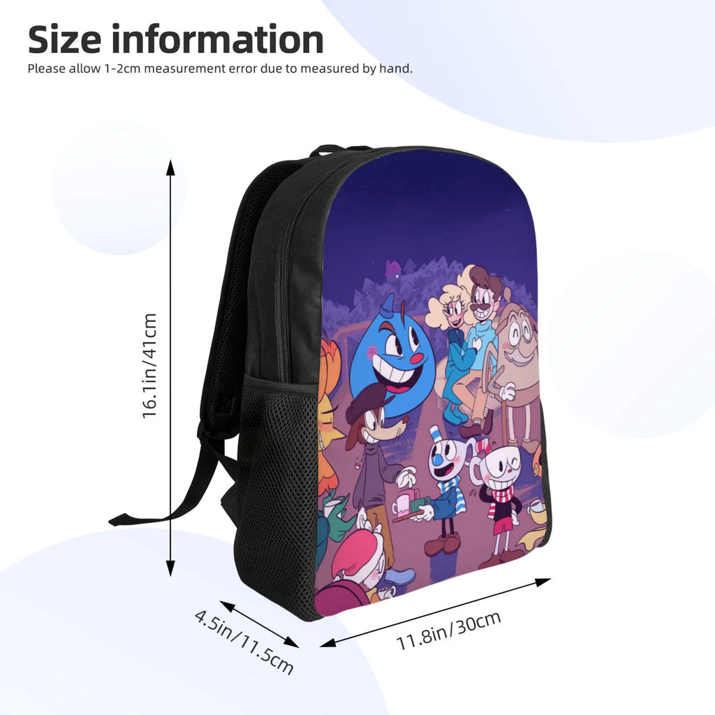 Mugman Backpack Lightweight Unisex Daypack Bookbag Laptop Satchel Rucksack N722