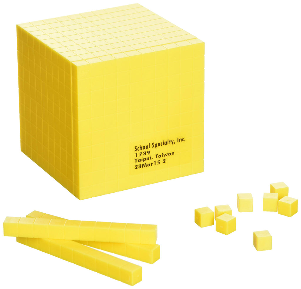 Set of 10 Yellow Base Blocks T866931
