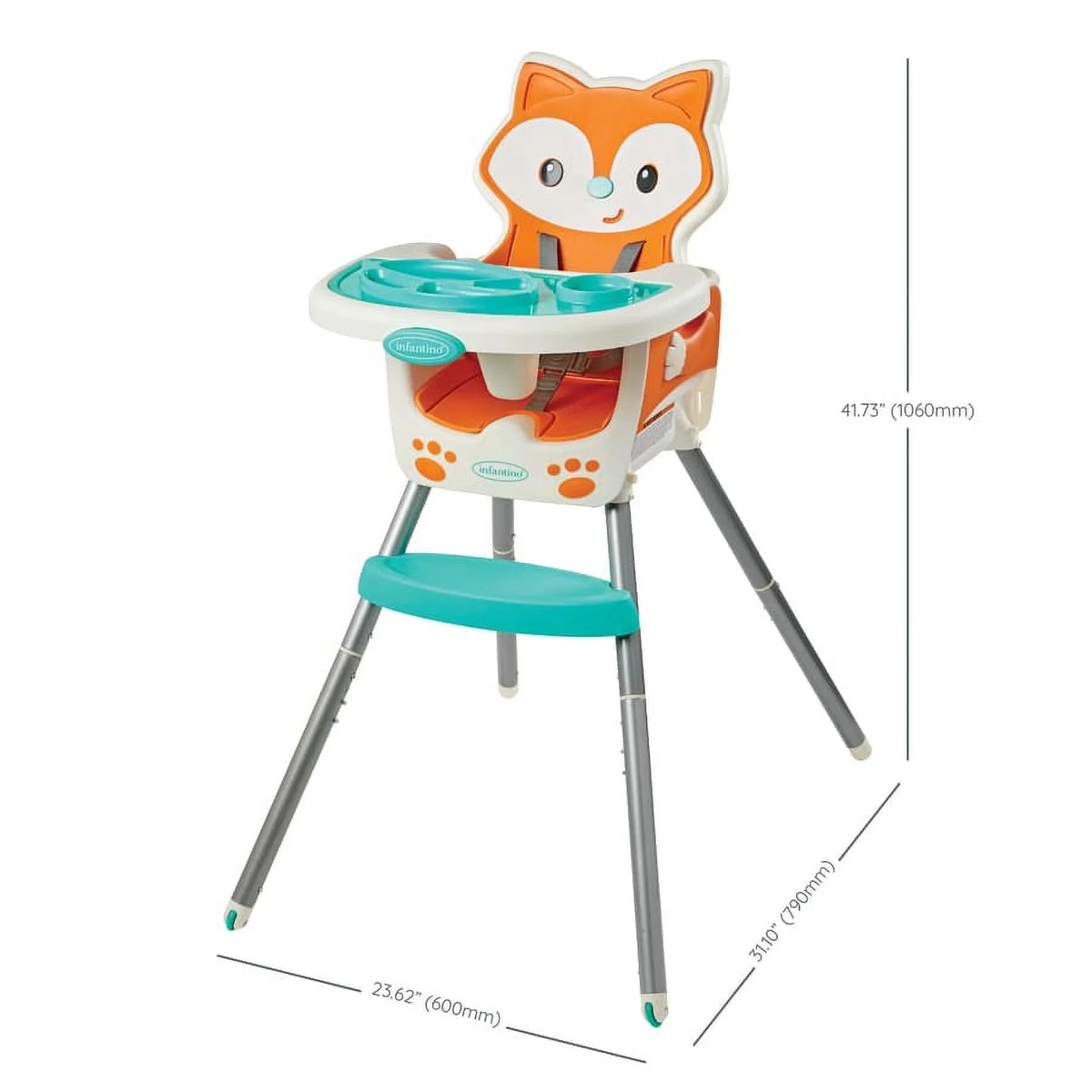 4-in-1 Convertible High Chair W608