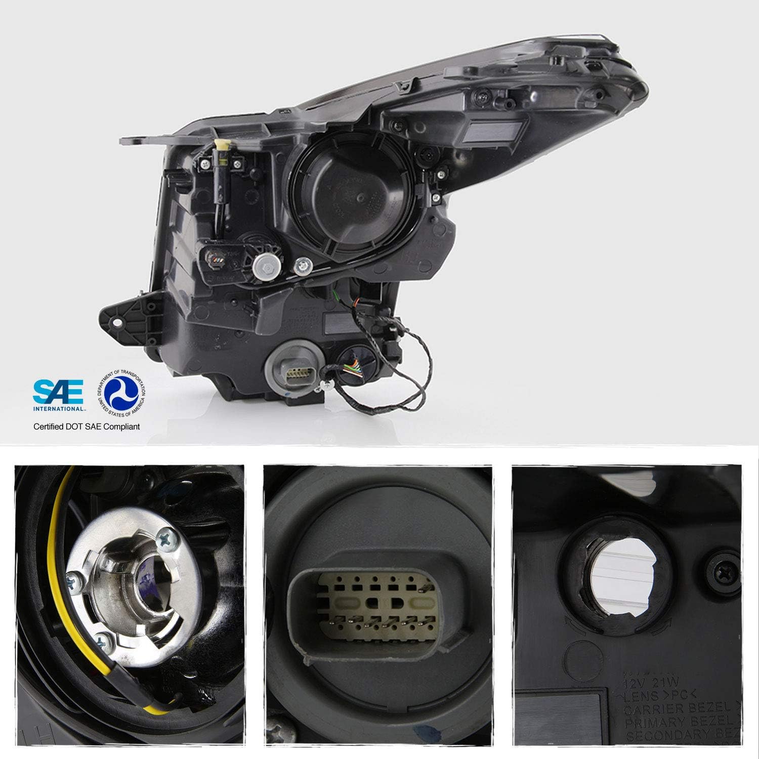 Projector Chrome Headlight B949