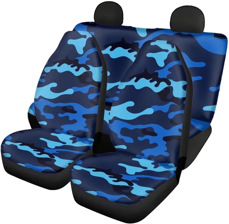Purple Car Seat Cover Full Set Front and Rear Bench Seats T15559