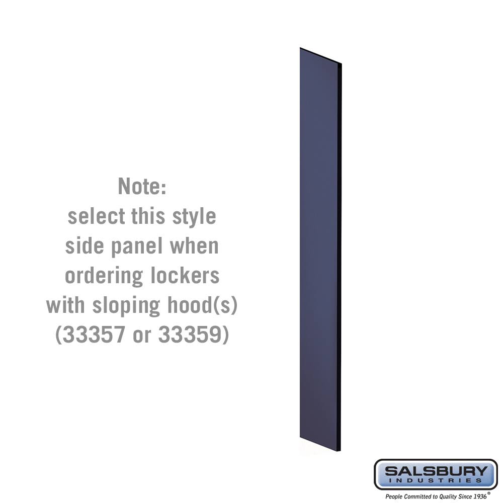 Blue Side Panel for 5 Feet High 15 inch Deep Wood Locker Y41158