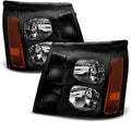 Black Halogen Headlights M1523