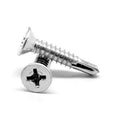 #10-16 x 2 1/2 inch Self Drilling Screws Low Carbon Steel Zinc Plated Pk 1500 V3182