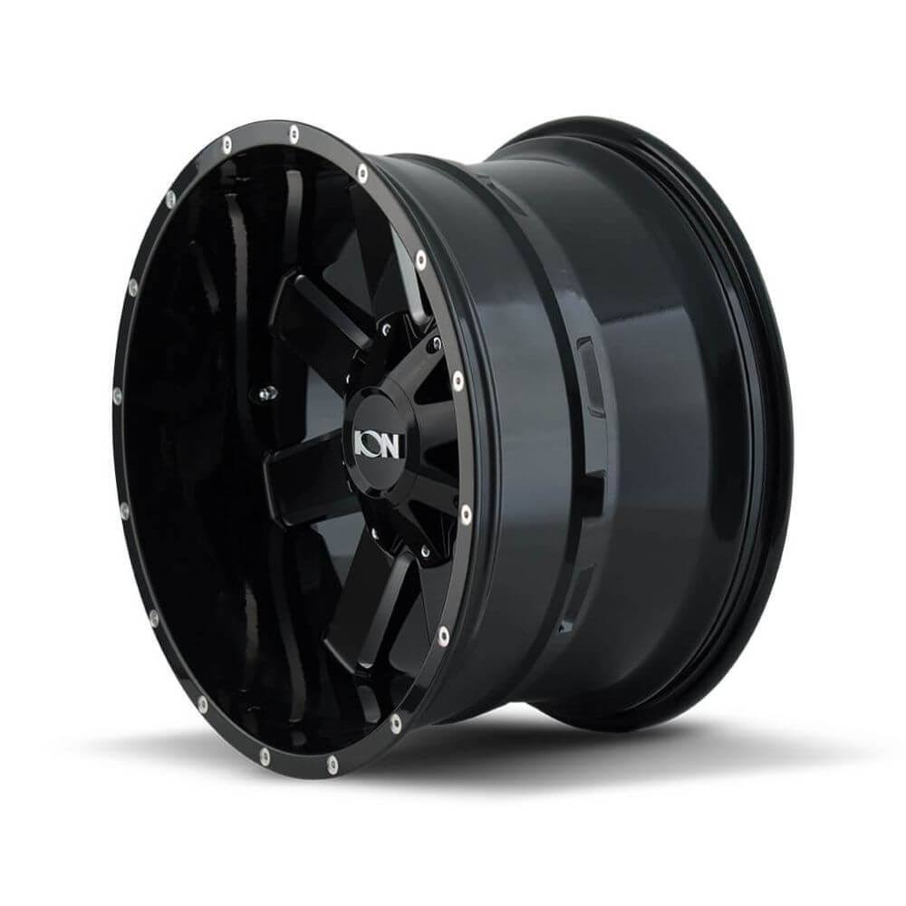 18x9 5x127 0mm Gloss Black Milled Wheel W230710