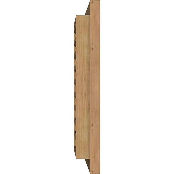 Unfinished Functional Vertical Gable Vent Z24431
