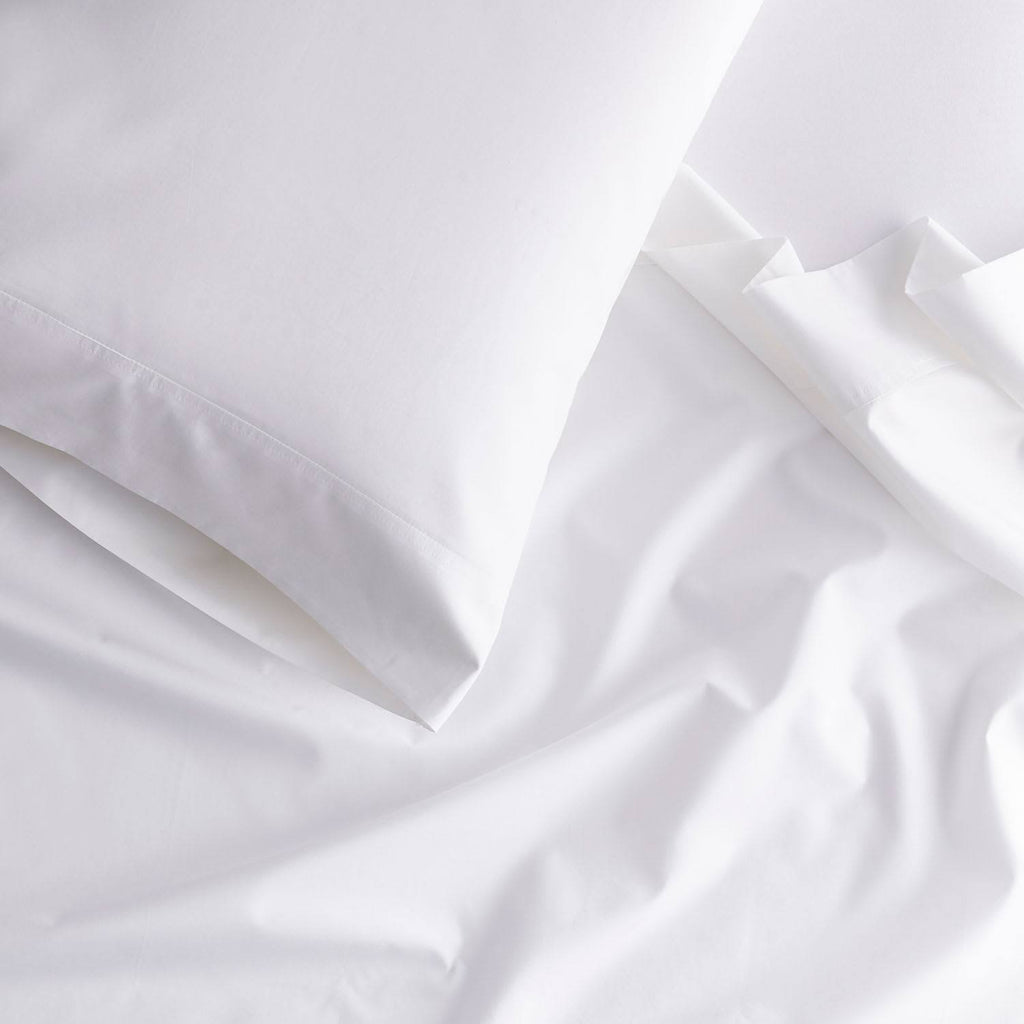 Oversized Queen Supima Cotton Percale Flat Sheet K535