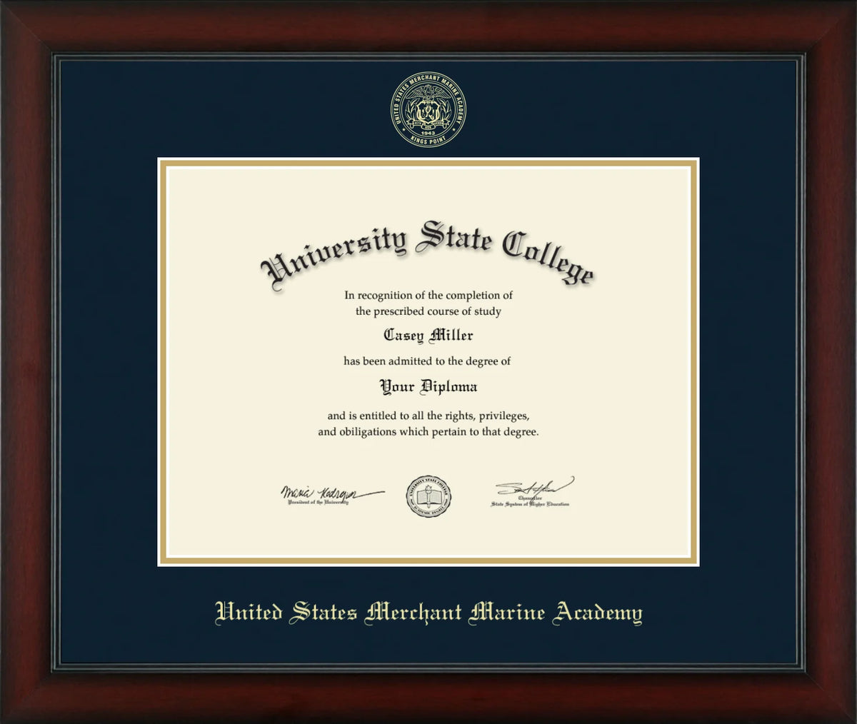Diploma Frame, Document Size 16" x 12" D272