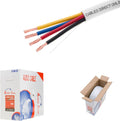 14AWG 4 Conductors CL2 Rated Speaker Cable Wire, Pull Box J181293