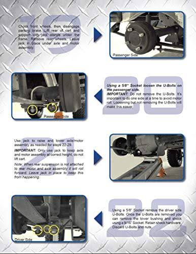 6x22 A-Arm Lift Complete Kit for Club Car Precedent Golf Carts B1222