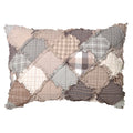 Standard Decorative Pillow Cover with Patchwork Pattern R3353