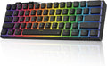 White 60% Mechanical Gaming Keyboard with PBT Pudding Keycaps Z581977