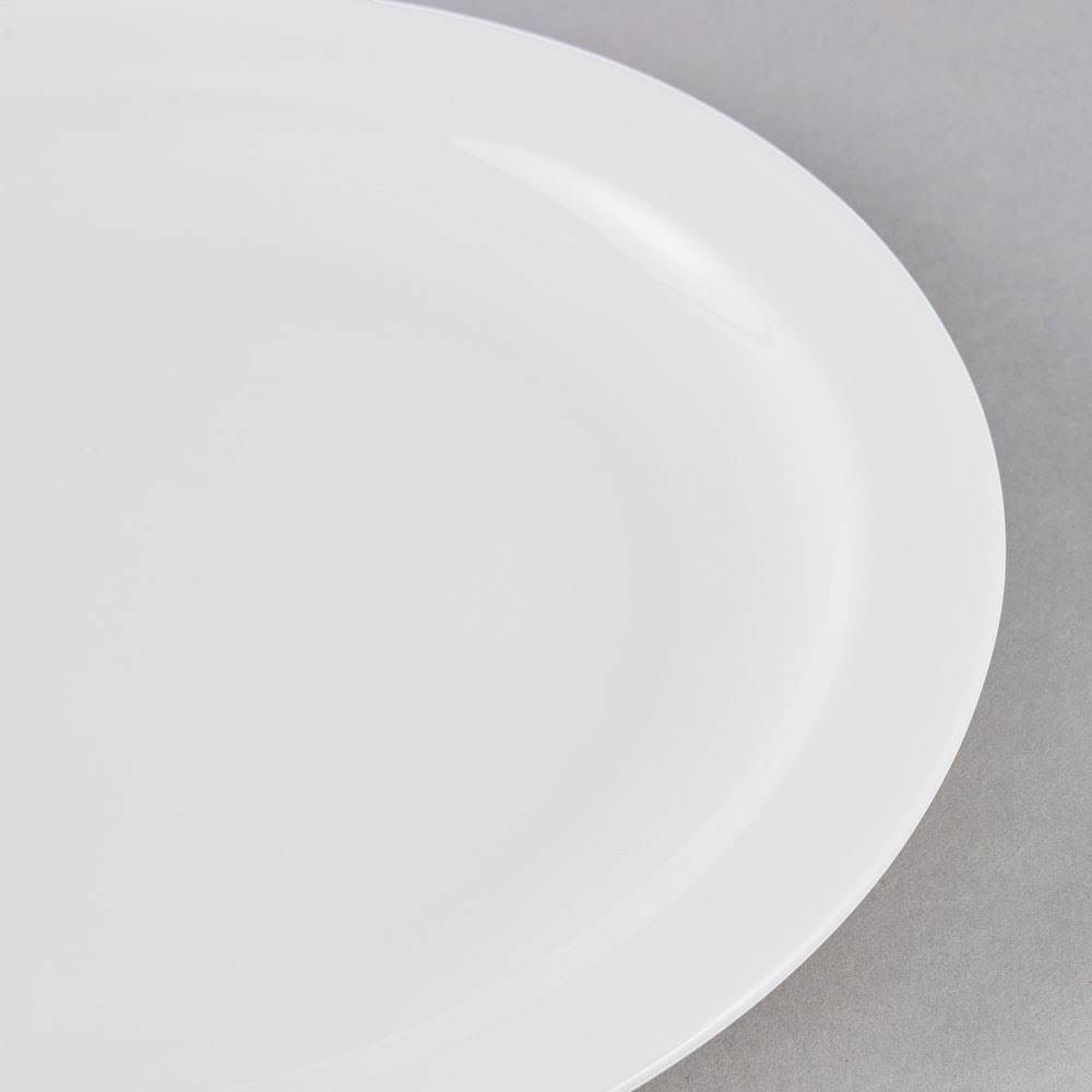 White Plate Lunch Narrow Rim V787072