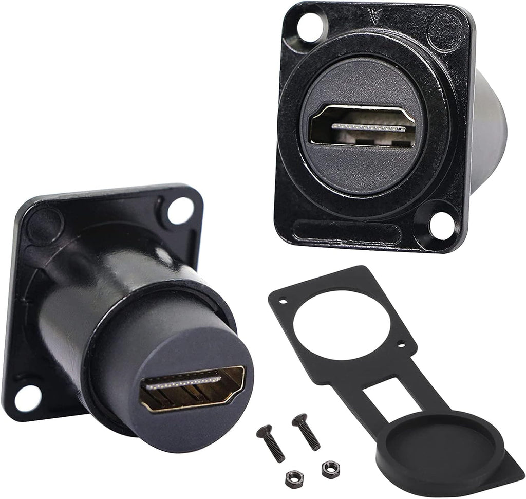 HDMI Panel Mount Connector Female to Female 4K Adapter Y126