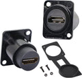 HDMI Panel Mount Connector Female to Female 4K Adapter Y126