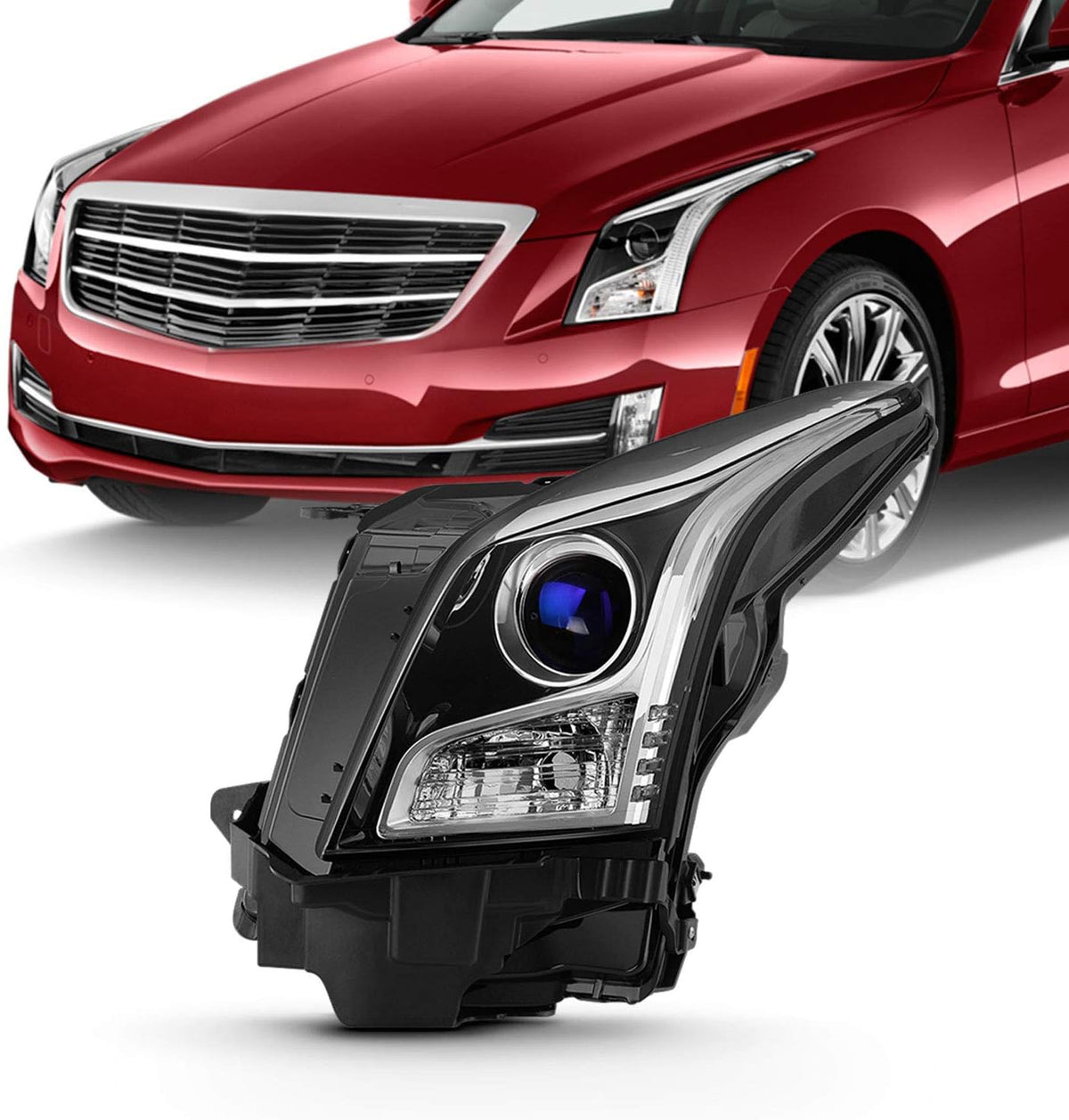 Projector Chrome Headlight B949