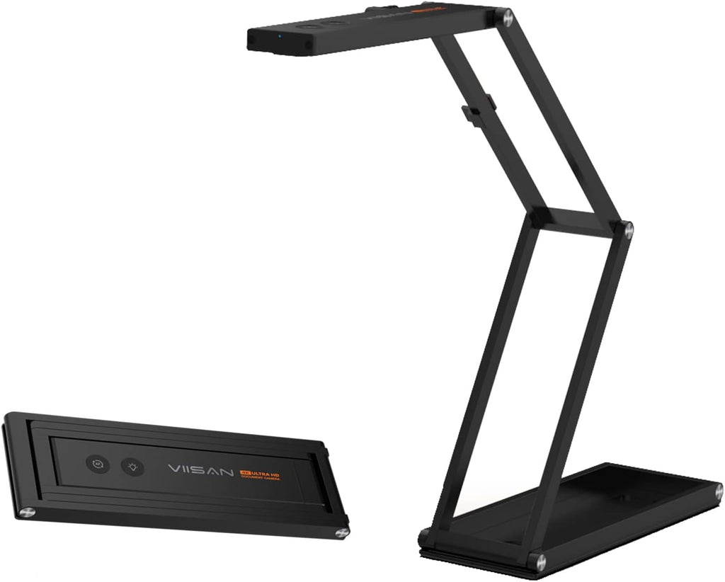 Document Camera 4K UHD 13MP Visualizer with Dual-Mode Autofocus and Built-in Microphones X242