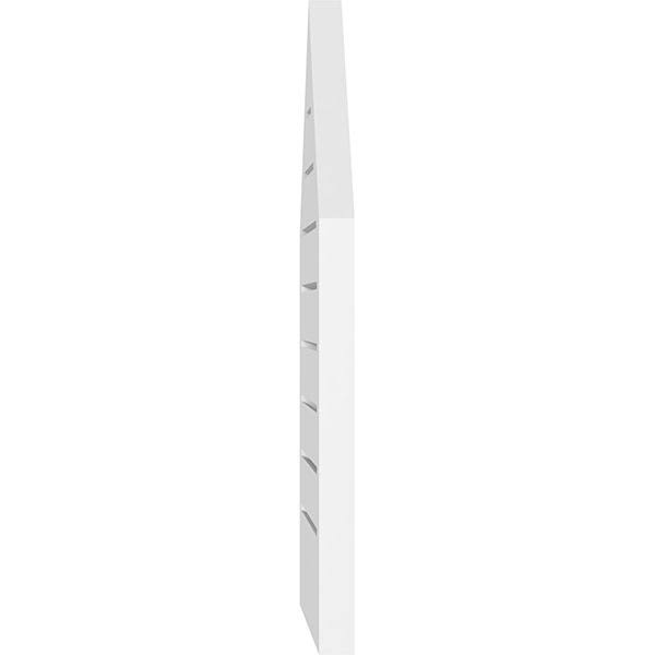 36x22W x 40x22H Peaked Top Surface Mount PVC Gable Vent J57027