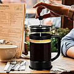 French Coffee Press, 34 Oz. Espresso Tea Maker with Triple Filters E167