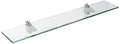 Glass Shelf, Brushed Steel, 8 x 24 K14957