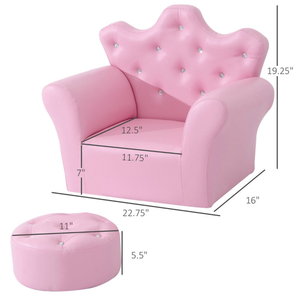 Kids Sofa Set with Footstool C801