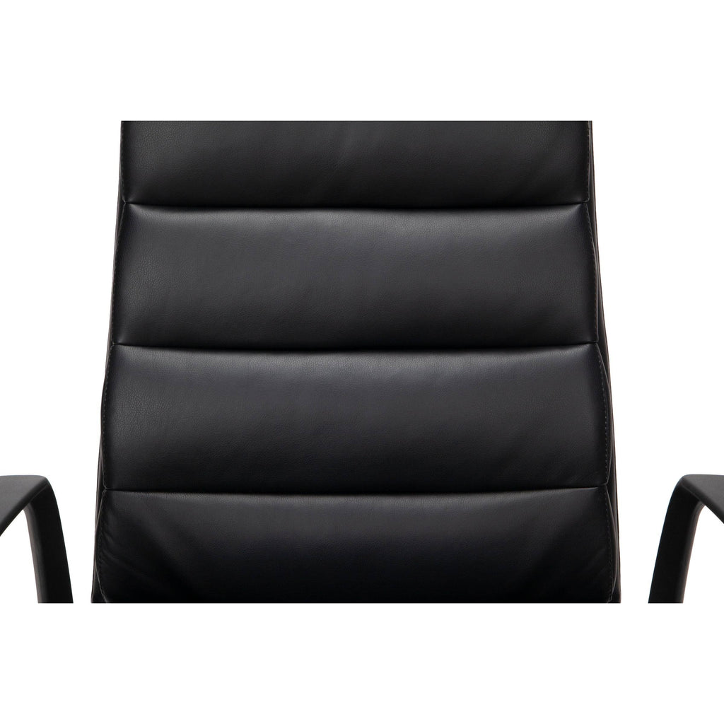 Black Bonded Leather Executive Chair K6180