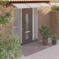 Door Canopy Black Polycarbonate D71280