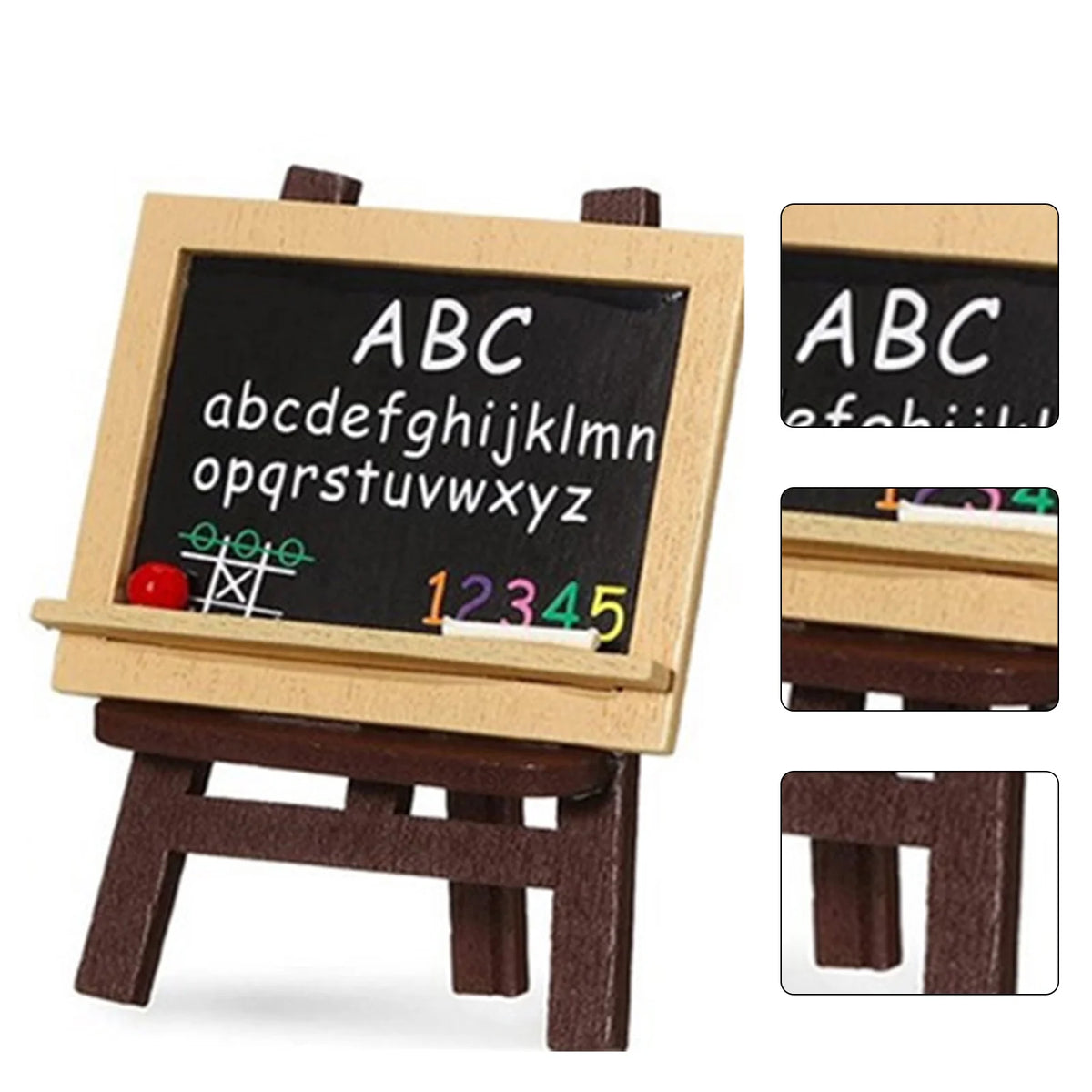 Plastic Dollhouse Mini Simulation School Bag Combination Kit Q932