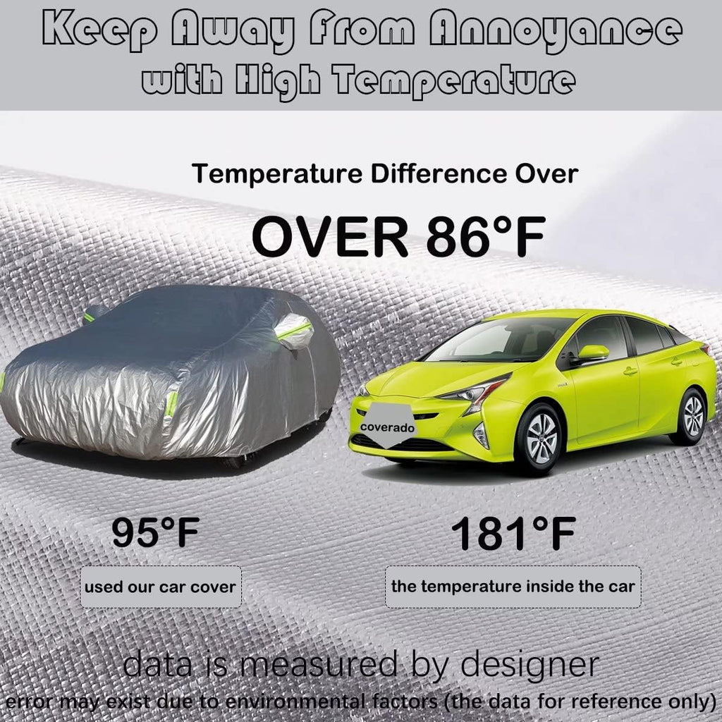Waterproof 6 Layers Outdoor Full Exterior Car Cover V8554