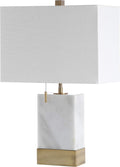 Marble/Iron Console LED Lamp N4178