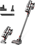 Cordless Stick Vacuum with Removable Battery, Gray O19654