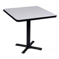 Gray Granite 24x22 Square Bar and Caf Table L66087
