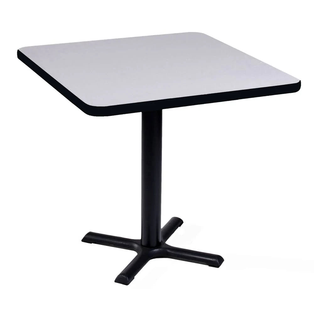 Gray Granite 24x22 Square Bar and Caf Table L66087
