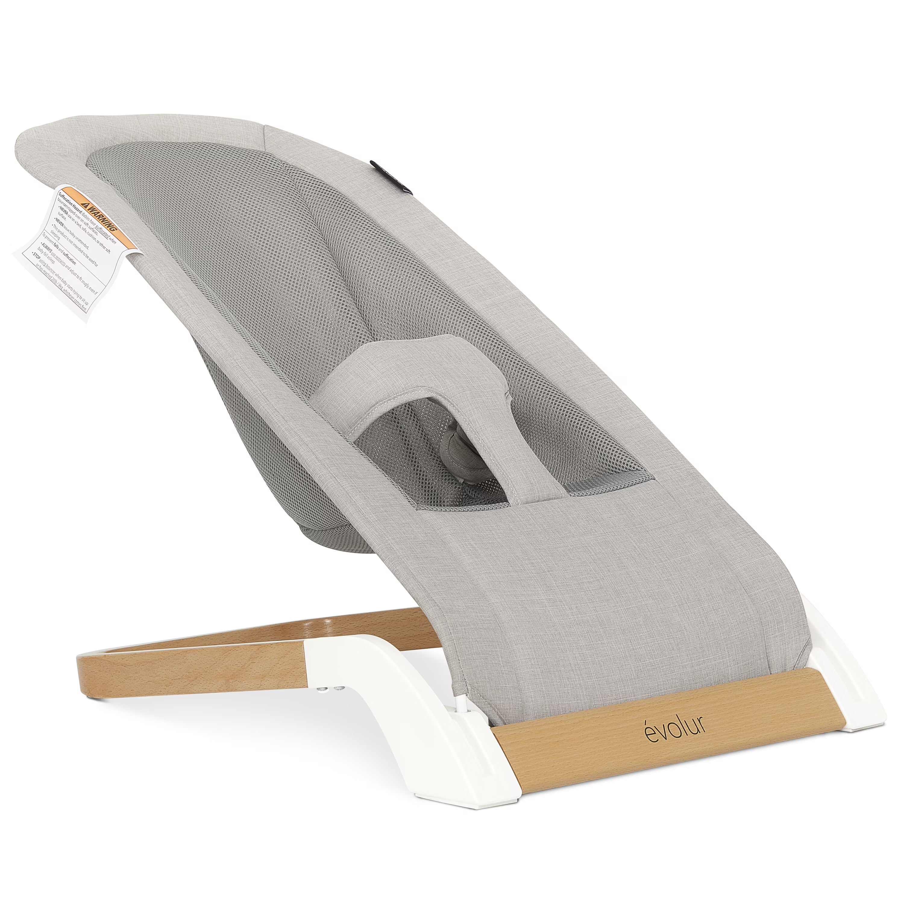 Gray Cotton Fabric Portable Infant Bouncer X782