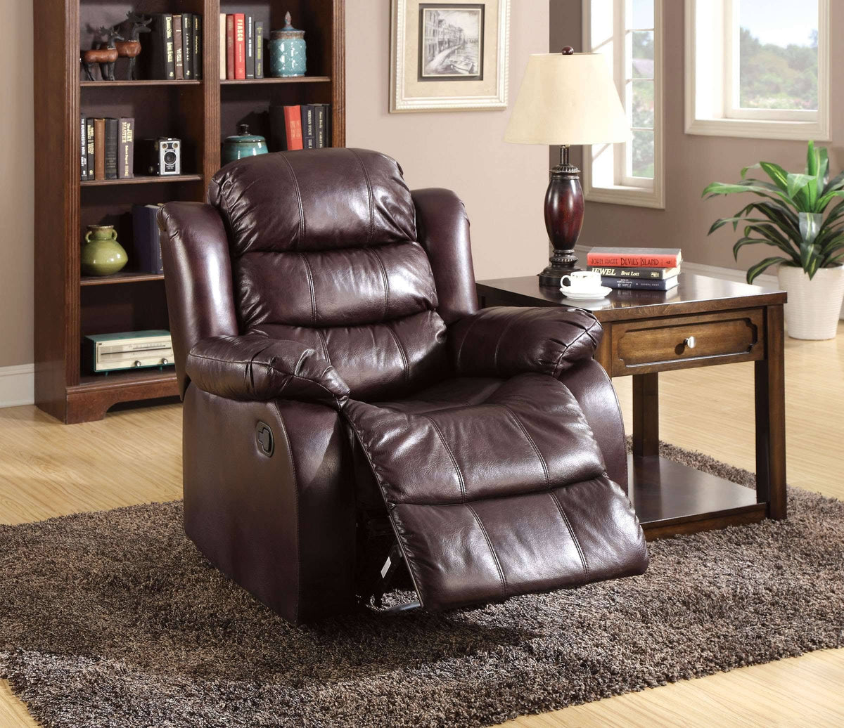 Rustic Brown Recliner T833