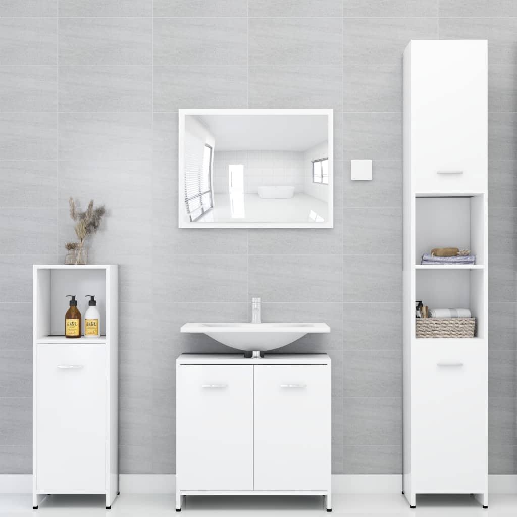 Black Chipboard Bathroom Cabinet L96657
